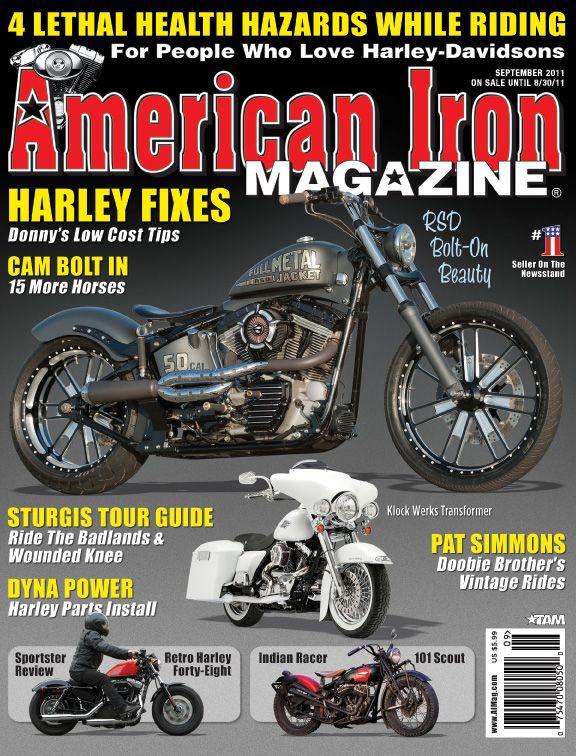 American Iron Magazine Logo - American Iron Magazine September 2011 – GreaseRag.com