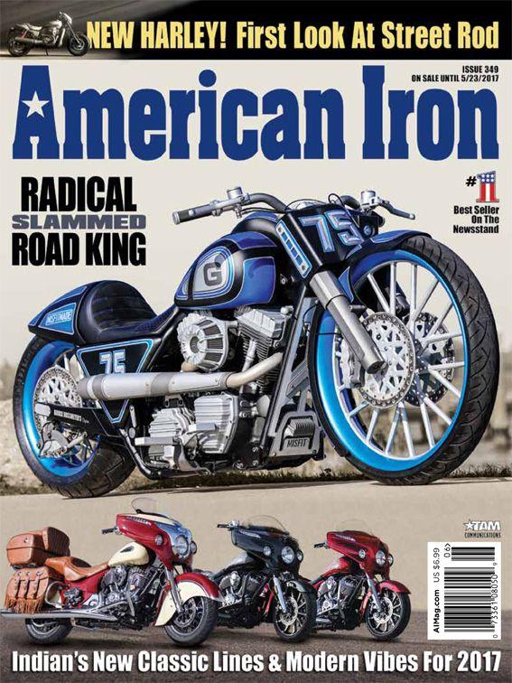 American Iron Magazine Logo - American Iron Magazine Issue 349