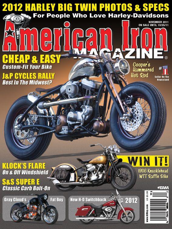 American Iron Magazine Logo - American Iron Magazine November 2011