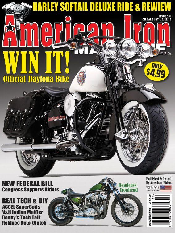 American Iron Magazine Logo - American Iron Magazine Issue 334 – GreaseRag.com