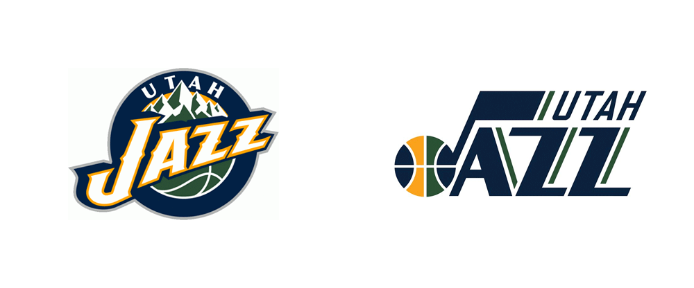 Utah Logo - Brand New: New Logos for Utah Jazz done In-house