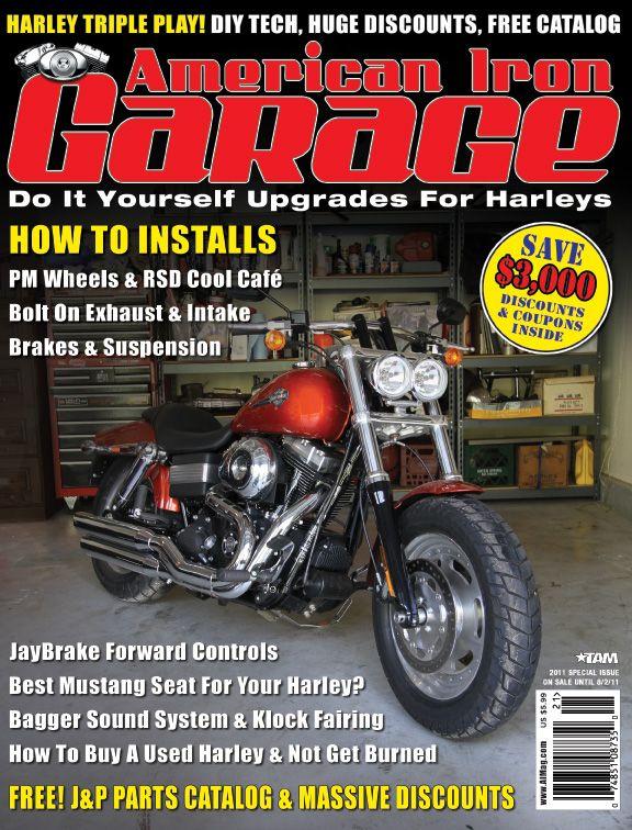 American Iron Magazine Logo - American Iron Garage Tech Harley Magazine Now On Sale