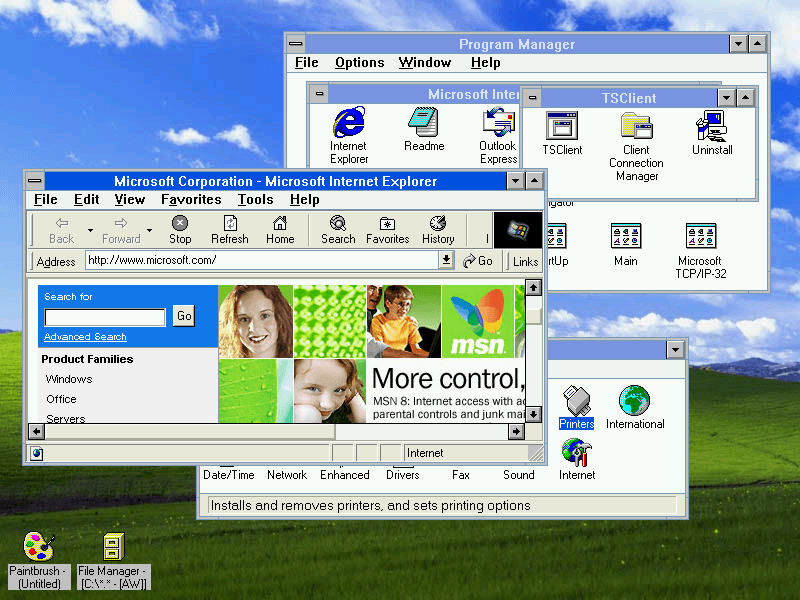 3.1 Windows XP Logo - Windows 3.1