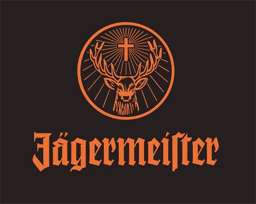 Jagermeister Logo - Jägermeister logo and Saint Hubertus. Logo Design Love