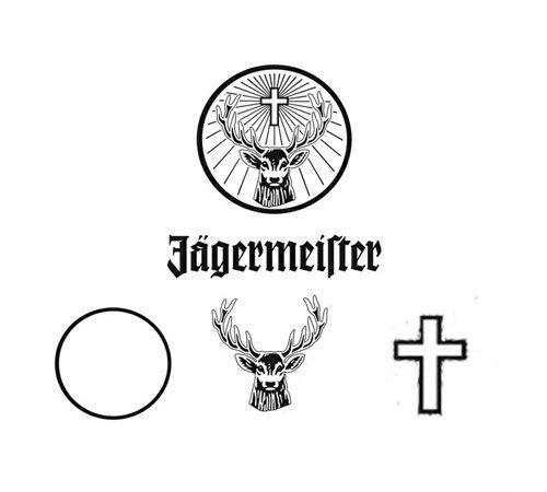 Jagermeister Logo - Jägermeister logo and Saint Hubertus | Logo Design Love