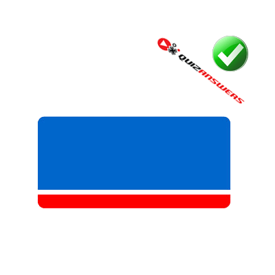 Red and Blue Rectangle Logo - Red stripe Logos
