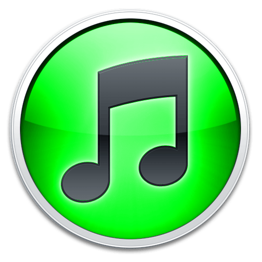 iTunes Mac Logo - iTunes 10 White Icon - iTunes 10 Icons - SoftIcons.com