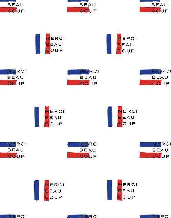 Blue and Red Stripe Logo - Merci Flag Blue White Red Wallpaper