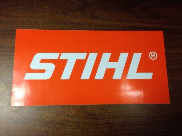 Stihl Logo - Large STIHL Logo Decal 9 X 19