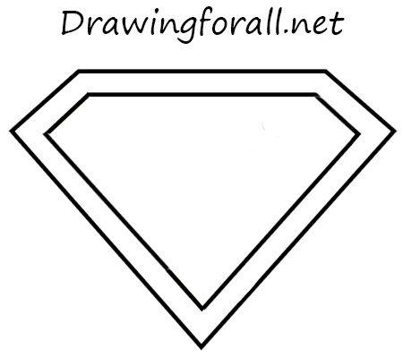 Clear Superman Logo - How to Draw the Superman Logo | DrawingForAll.net