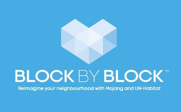 Un Habitat Logo - Mojang and UN presents: Block by Block