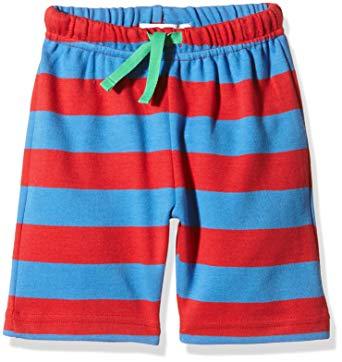 Blue and Red Stripe Logo - Toby Tiger Boy's Super Soft Blue and Red Stripe Shorts: Amazon.co.uk ...
