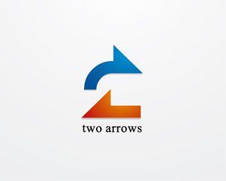 Two Arrows Logo - 30 Awesome Arrow Inspired Logo Designs | Designbeep