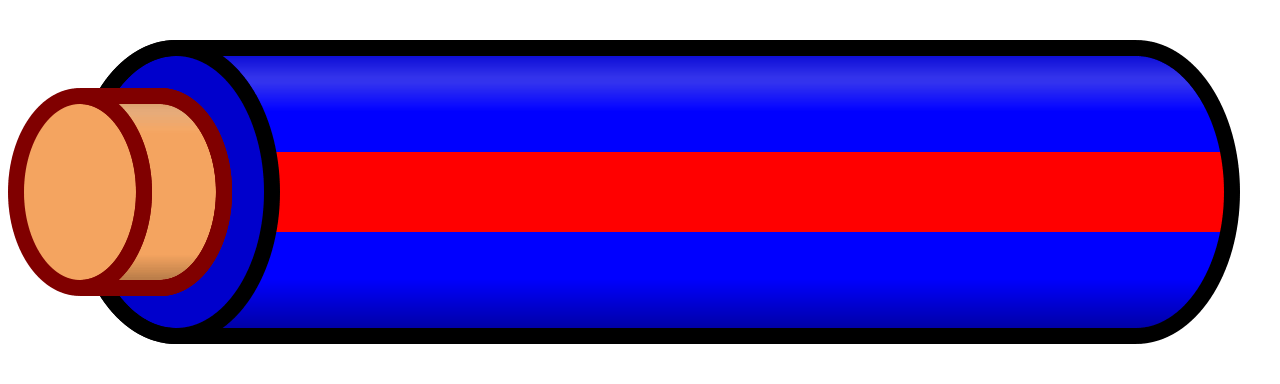 Blue and Red Stripe Logo - File:Wire blue red stripe.svg