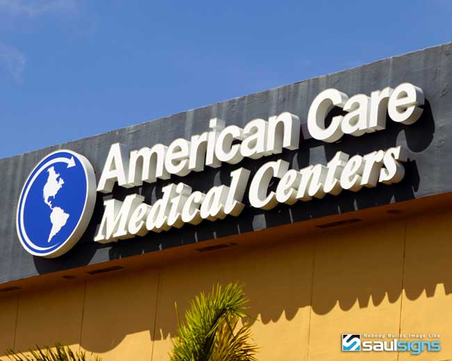 American Care Company Logo - American-Care - Sign Company in Miami - Outdoor & Indoor Business ...