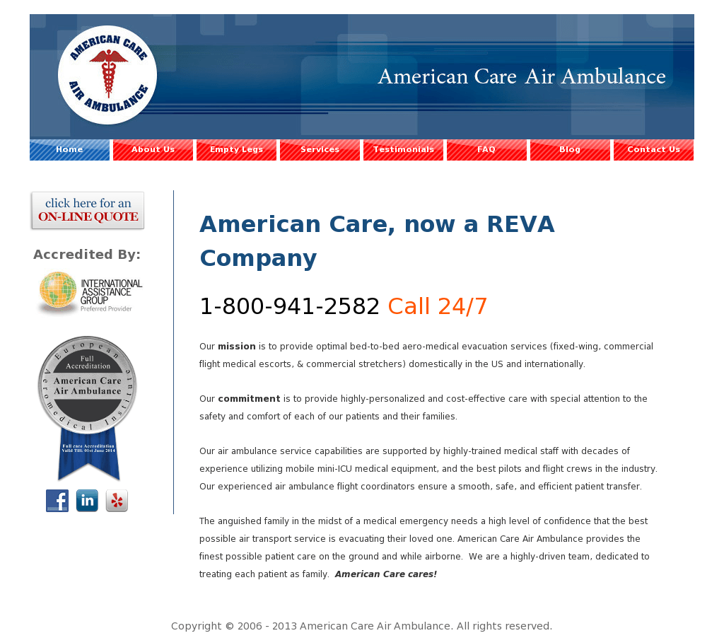 American Care Company Logo - American Care Air Ambulance Competitors, Revenue and Employees