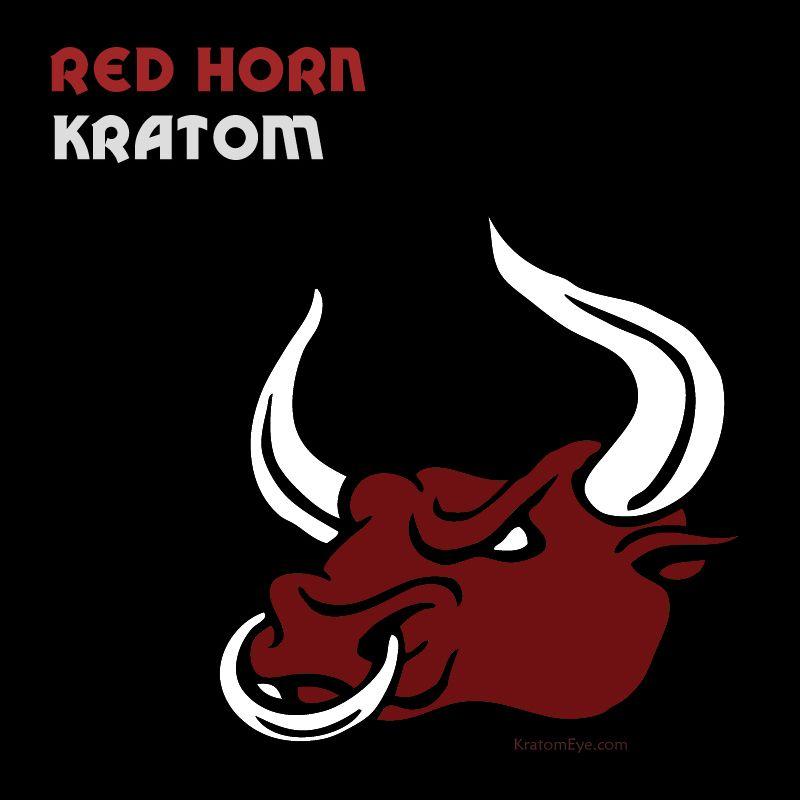 Red Horn Logo - Red Horn Kratom, Borneo, Indonesia