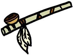 Indian Peace Pipe Logo - Indian Peace Pipe Clipart