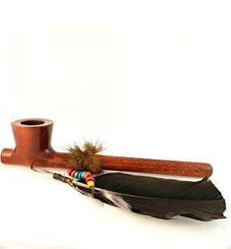 Indian Peace Pipe Logo - Amazon.com: Indian Spirit Peace Pipe - The Sacred Lakota Pipe - Pear ...