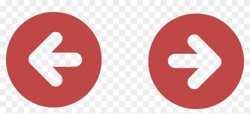 Red Circle Arrow Logo - Circle Arrow Logo Icon Arrow Button Transparent PNG
