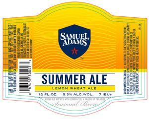 Samuel Adams Seasonal Beer Logo - Samuel Adams Summer Ale