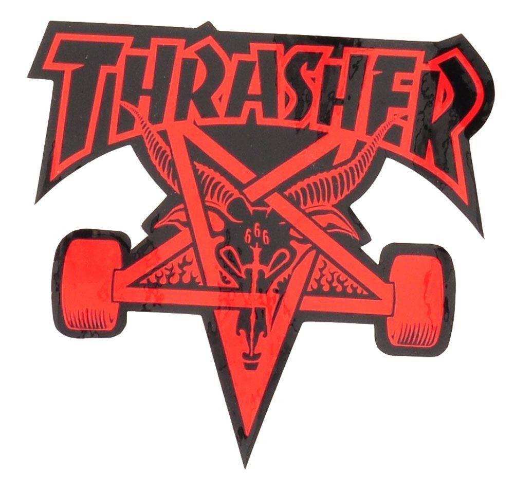 Thrasher Skate Logo - Thrasher Skate Goat Logo Sticker 4