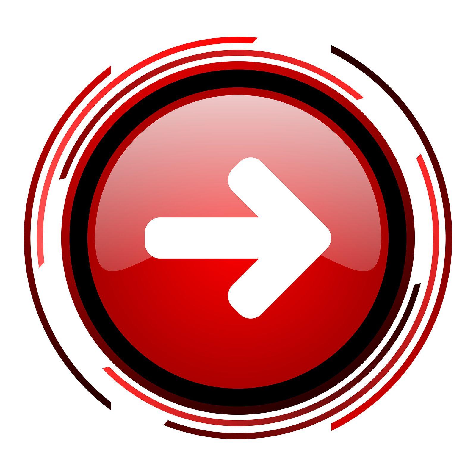 Red Circle Arrow Logo - bigstock-arrow-right-red-circle-web-glo-45699439