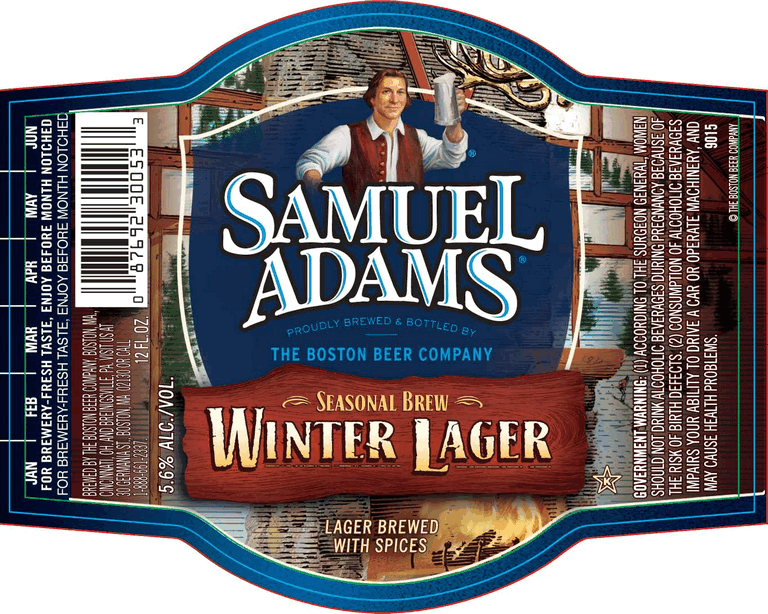 Samuel Adams Seasonal Beer Logo - Twelve Beers of Christmas 3: Samuel Adams Winter Lager