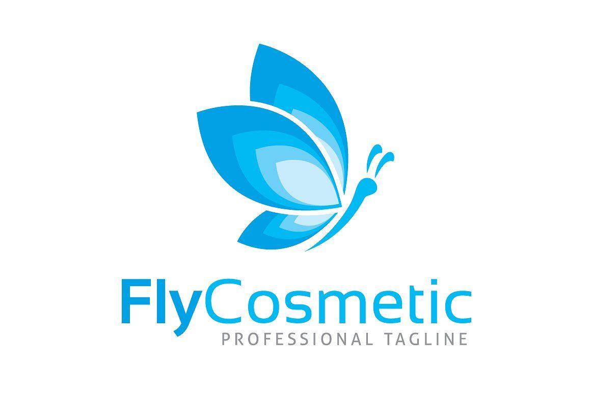 Cosmetic Logo - Fly Cosmetic Logo Template ~ Logo Templates ~ Creative Market