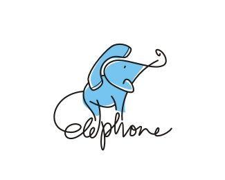 Google Funny Childish Logo - Elephone Logo design - Funny, childish, Illustrative, Creative, n ...