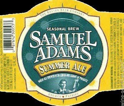 Samuel Adams Seasonal Beer Logo - Samuel Adams Seasonal Brew Summer Ale Beer, Ma. prices, stores