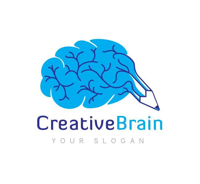 Brain Logo - Creative Brain Logo & Business Card Template Design Love