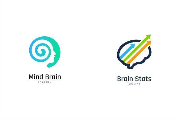 Mind Logo - 10 Brain Logo Bundle #3 ~ Logo Templates ~ Creative Market