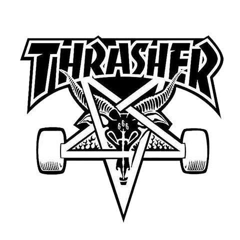 Thrasher Goat Logo - THRASHER SKATE GOAT BIG