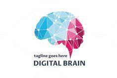 Brain Logo - 90 Best brain logo images | Brain logo, Logo ideas, Brand design