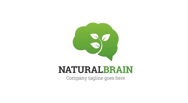 Brain Logo - Natural Logo & Graphics