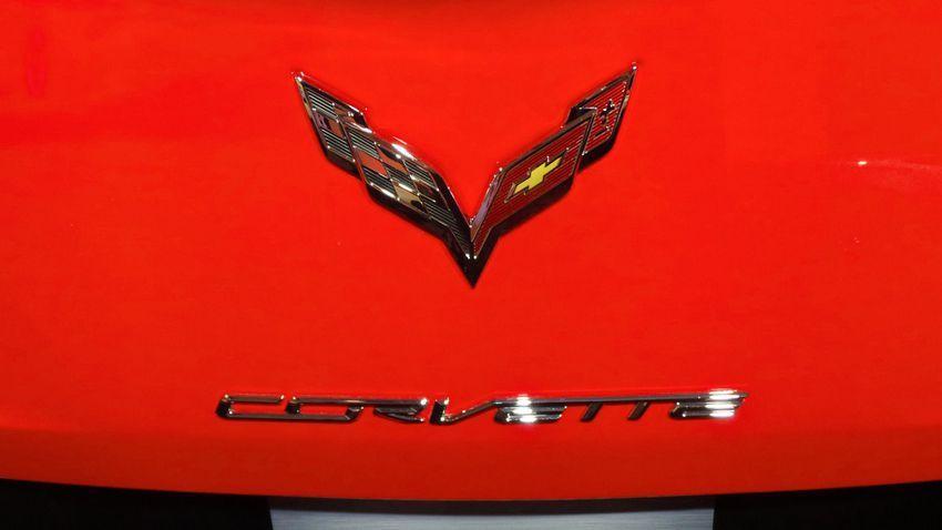 New Corvette Logo - First 2014 Corvette Sells for $1.1 Million