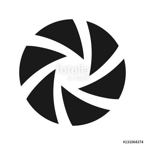 Simple Photography Logo - photography logo vector. simple logo template. Stock image