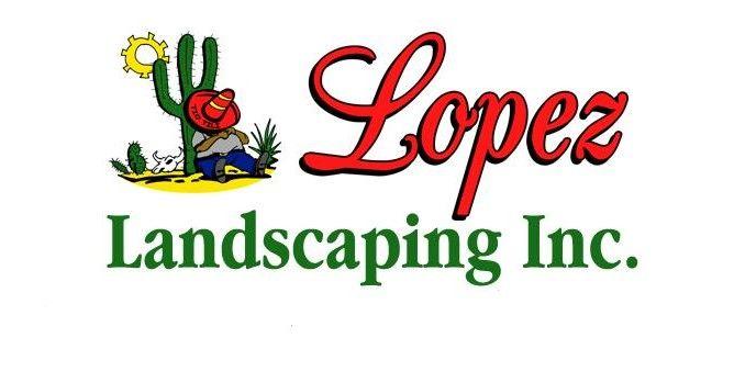 Lopez Name Logo - Lopez Landscape