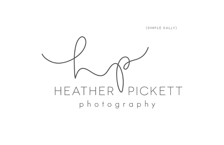 Simple Photography Logo - Initials logo for Heather Pickett Photography | Simple Sally ...