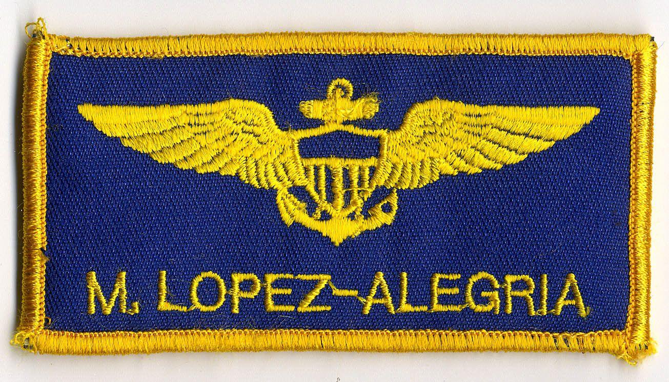 Lopez Name Logo - Name Tag, Shuttle Astronaut (Lopez-Alegria)