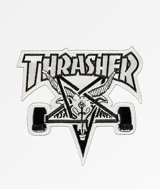 Thrasher Skate Goat Logo - Thrasher Skate Goat Patch | Zumiez