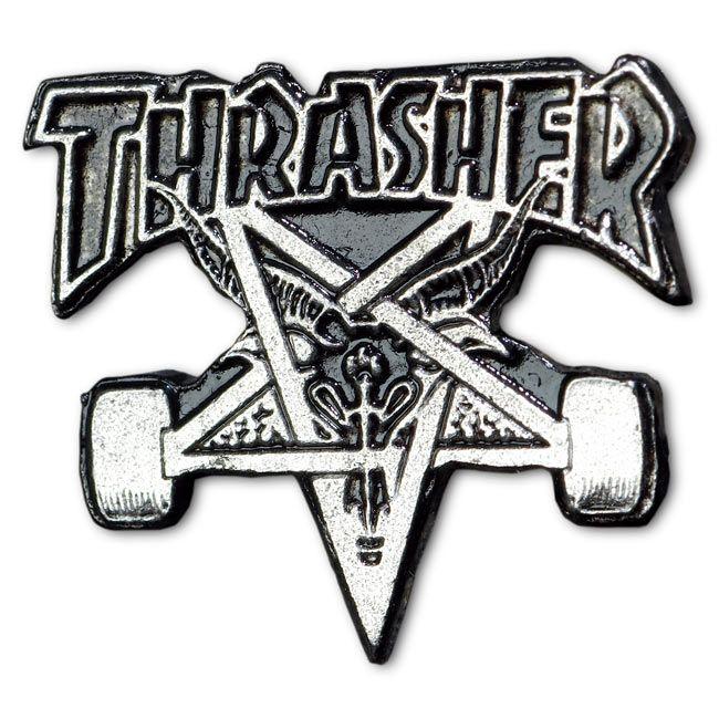 Thrasher Magazine Skate Goat Logo - Thrasher Magazine Shop - Skategoat Lapel Pin