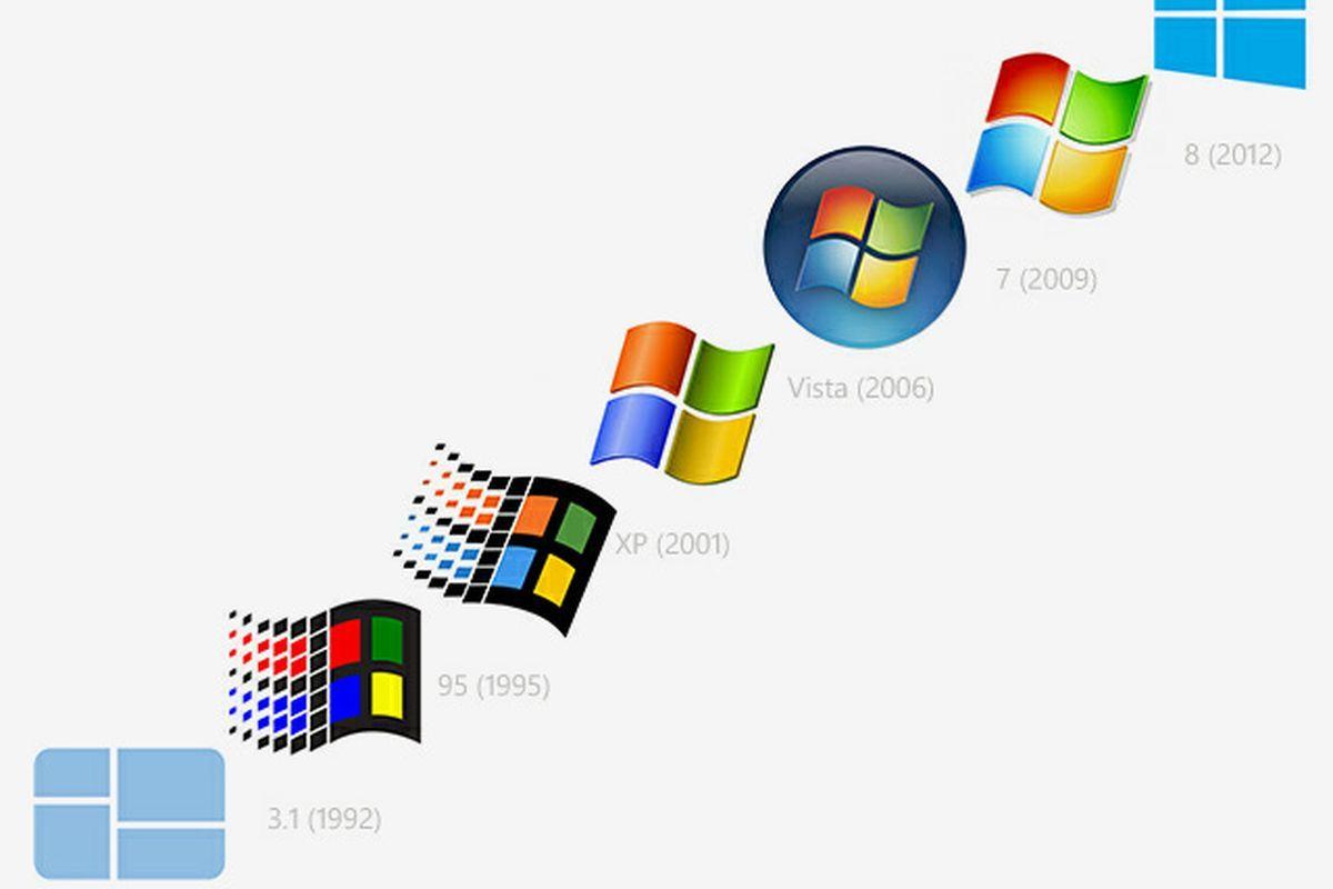 Windows 1 Logo - The Windows logo is evolving backwards - The Verge
