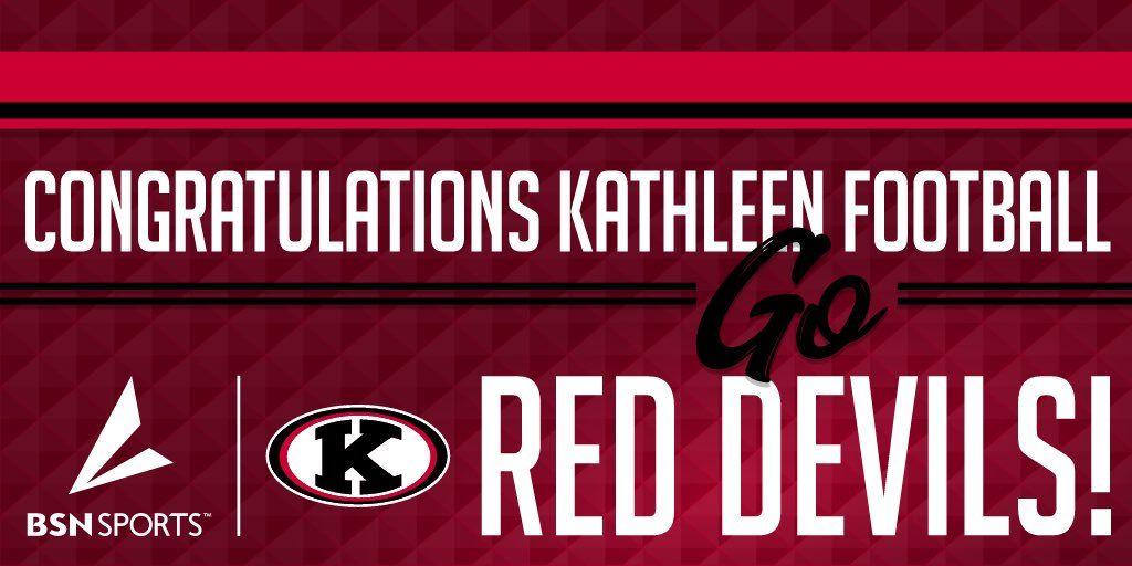 Kathleen Red Devils Football Logo - Kathleen Football