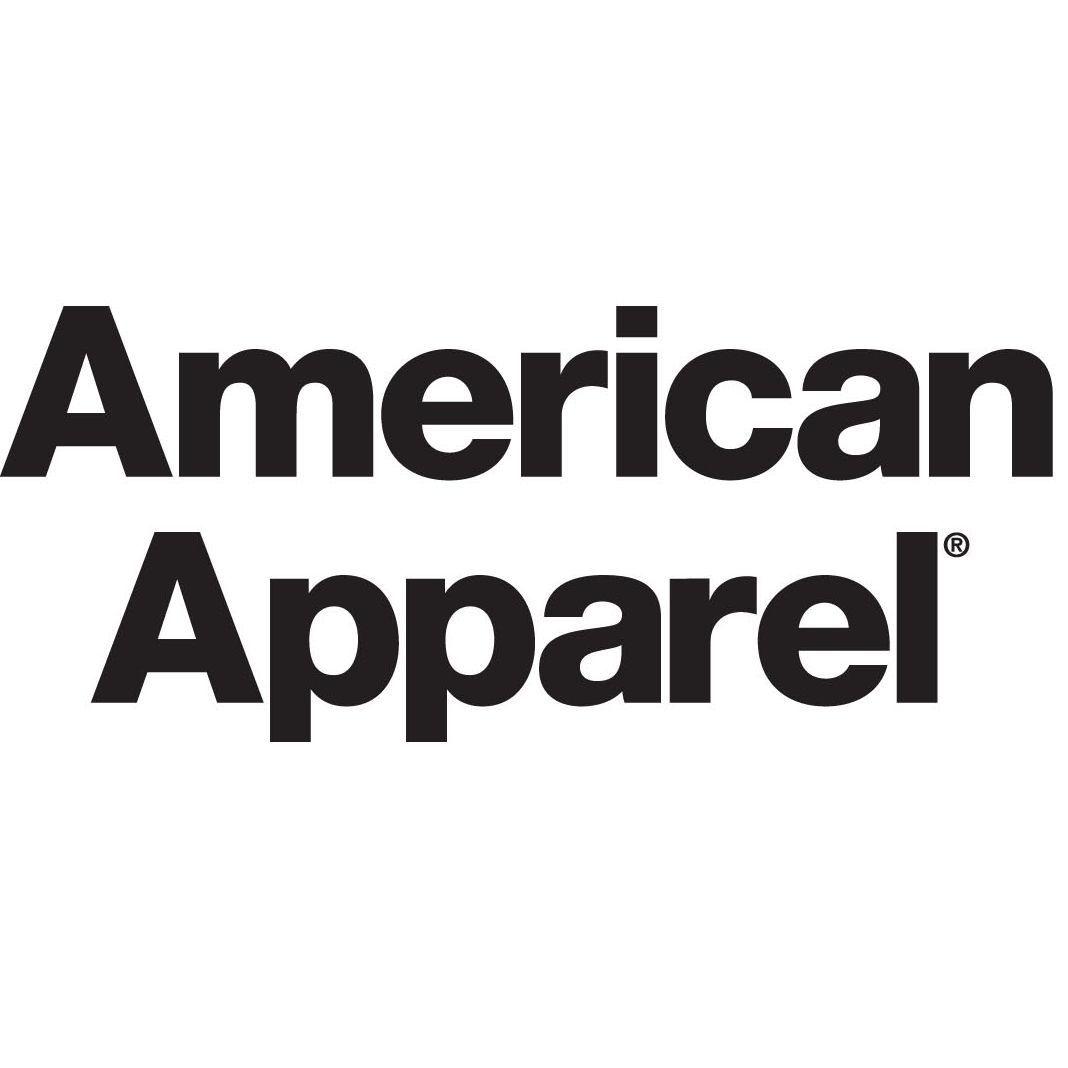 Apparel Retailer Logo - American Apparel typeface Helvetica Black. the letters are quite