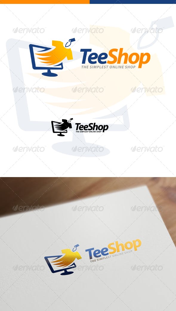 Apparel Retailer Logo - TeeShop - Retail, Online Shop & Apparel Store Logo by Suhandi ...