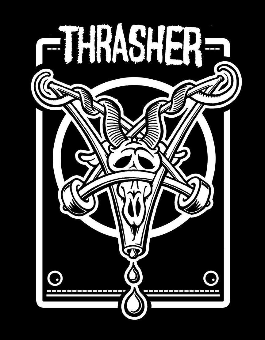 Thrasher Goat Logo - Thrasher Logo Wallpaper