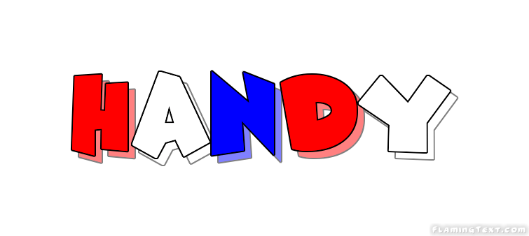 Handy Logo - United States of America Logo. Free Logo Design Tool from Flaming Text