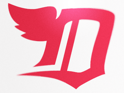 Detroit Red Wings D-Logo Logo - Red Wings